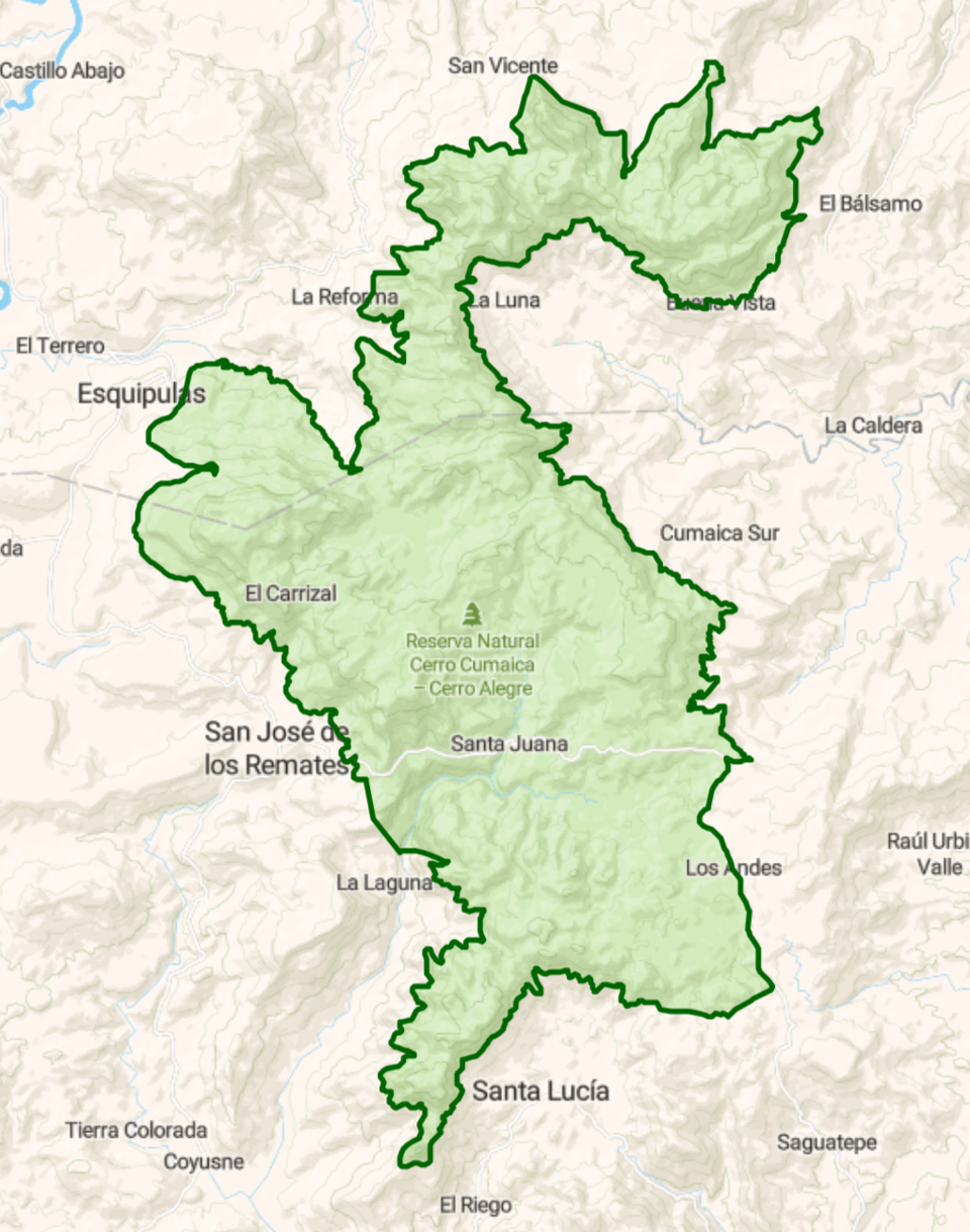Cerro Cumaica-Cerro Alegre (Nicaragua)
